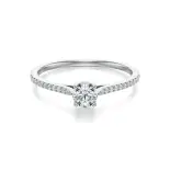 Pierścionek białe złoto z diamentami AJPZ_093